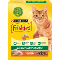 

Корм"FRISKIES"(д/дом.к,кур/сад.зел) 300г