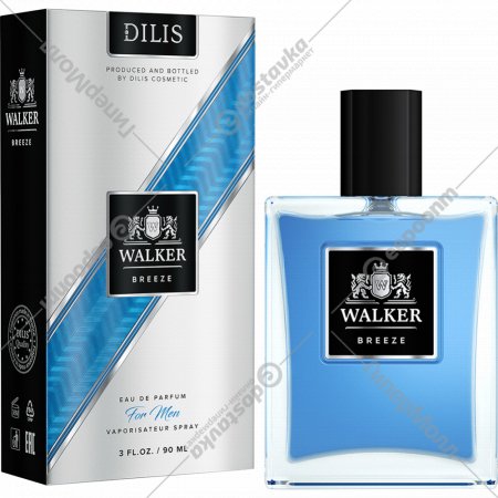 Парфюмерная вода для мужчин «Dilis» Walker Breeze, 90 мл