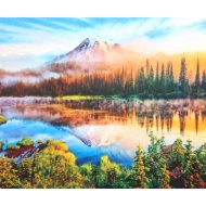 Алмазная живопись «Darvish» Горный пейзаж, DV-9517-15, 30х40 см
