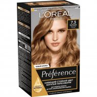 Краска для волос «L'Oreal Paris» Preference, оттенок 7.3 Марсель золотой русый