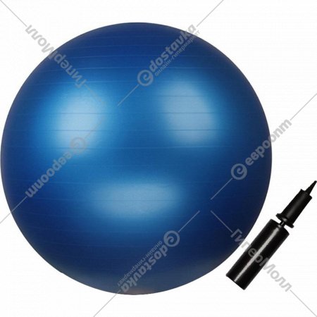 Фитбол гладкий «Indigo» Anti-Burst IN002, синий, 85 см