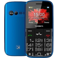 

Мобильный телефон"TEXET"(TM-B227,синий)