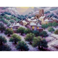 Алмазная живопись «Darvish» Живописная деревушка, DV-9517-11, 30х40 см