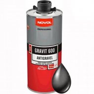 Покрытие антигравийное «Novol» Gravit 600 MS, черный, 37848, 1.8 кг