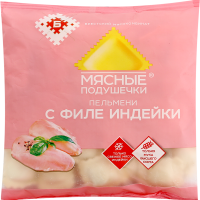 

Пельмени"МЯСНЫЕ ПОДУШЕЧКИ"(фил.инд)430г