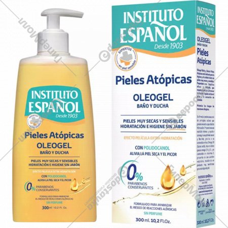 Гель-масло для ванны и душа «Instituto Espanol» Pieles Atopicas, 300 мл