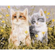 Алмазная живопись «Darvish» Котята, DV-9514-6, 40х50 см