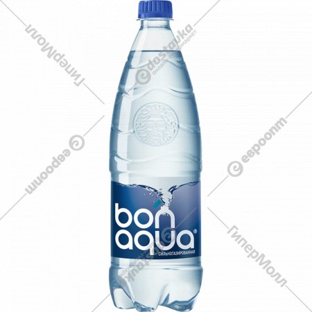 Вода питьевая «Bonaqua» сильногазированная, 1 л