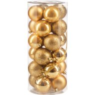 Шары новог«AUSINI»(VT25-04003-1,зол)24шт