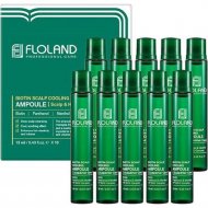Маска-филлер для волос «Floland» Biotin Scalp Cooling Ampoule, охлаждающая, с биотином, 10х13 мл