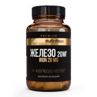 Биологически активная добавка к пище aTech nutrition PREMIUM железо, 60 капсул
