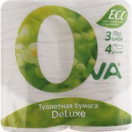 Туалетная бумага «Ova» 3 слоя, 4 рулона