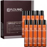 Маска-филлер для волос «Floland» Premium Keratin Change Ampoule, с кератином, 10х13 мл