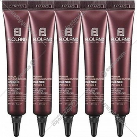 Маска-эссенция для волос «Floland» Premium Soothing Booster Essence, для поврежденных волос, 5х20 мл