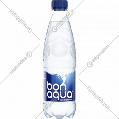 Вода питьевая «Bonaqua» сильногазированная, 500 мл