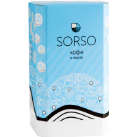 

Кофе зерн "SORSO"(100% Арабика) 250г