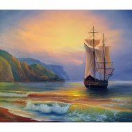 Алмазная живопись «Darvish» Морской пейзаж, DV-9514-15, 40х50 см