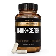 Биологически активная добавка к пище aTech nutrition PREMIUM цинк+селен, 60 капсул