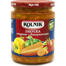 Закуска овощная  «Rolnik» Закарпатская, 420 г