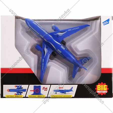 Игрушка «Big Motors» Самолет, синий, арт. F1611