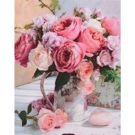 Алмазная живопись «Darvish» Нежный букет из роз, DV-9518-12, 40х50 см