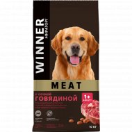 Корм для собак «Мираторг» Winner Meat, для средних и крупных пород, с сочной говядиной, 10 кг