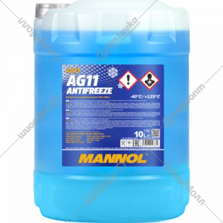 Антифриз «Mannol» AG11 -40C/MN4011-10, синий, 10 л