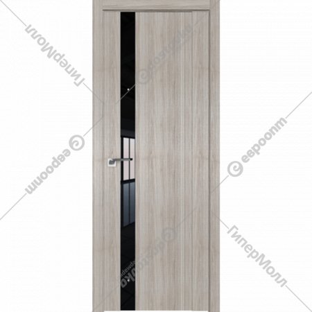 Дверь «ProfilDoors» 62X Капучино мелинга/Черный лак, 210х60 см