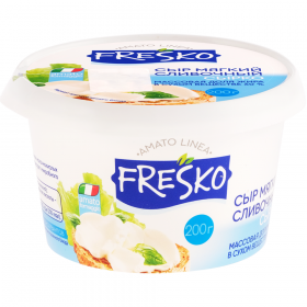 Сыр мягкий сли­воч­ный сырко «Fresko» Amato linea, 60%, 200 г