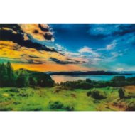 Алмазная живопись «Darvish» Облака над озером, DV-9516-7, 20х30 см