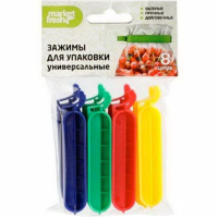 

Зажимы "MARKET FRESH" (для пакетов) 8шт