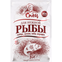 

Приправа "СПЕЦ" (д/нежной рыбы) 30г