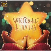 

Шоколад молочный"НОВОГОДНИЕ ЖЕЛАНИЯ"45г