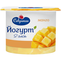 

Йогурт двухслойный (м.д.ж.2%,манго) 120г