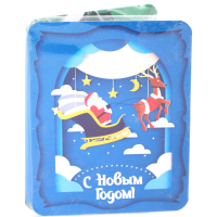 

Шоколад"ДЕД МОРОЗ НА САНЯХ"(мин откр)5г