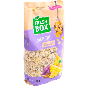 Мюсли «Fresh Box» Exotic, из 4-х злаков, 400 г