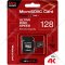 Карта памяти «Qumo» MicroSDXC 128GB, Q33344, QM128GMICSDXC10U3NA