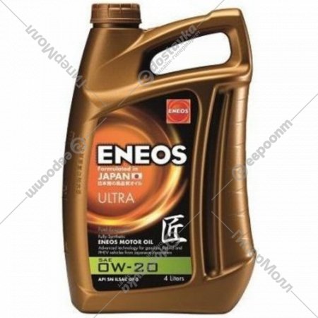 Моторное масло «Eneos» 0W20 Ultra, EU0021301N, 4 л