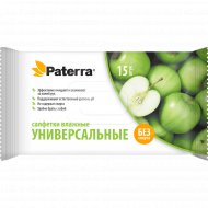 Влажные салфетки «Paterra» Универсальные, 104-085, 15 шт