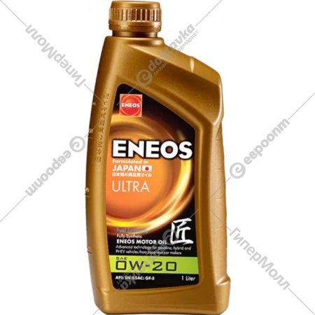 Моторное масло «Eneos» 0W20 Ultra, EU0021401N, 1 л