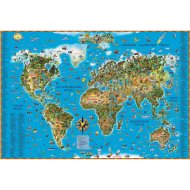 Карта мира «DMB» для детей, ОСН1234153