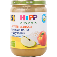 

ДП "ХИПП" (каша рис с фрукт)Венгрия 190г