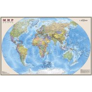 Карта мира «DMB» политическая, интерактивная, 1:35М, ОСН1234786