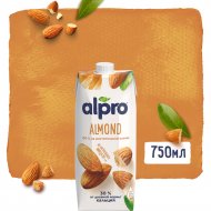 Напиток миндальный «Alpro» almond, обогащенный кальцием, 750 мл