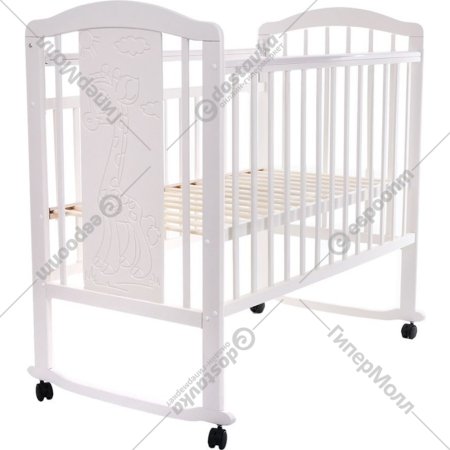 Кроватка для младенцев «Pituso» Noli Жирафик, J-502, белый