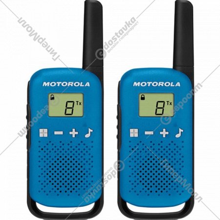 Комплект раций «Motorola» Talkabout T42, синий, 2 шт