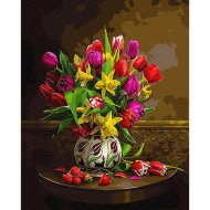 Набор для рисования «Darvish» по номерам, Букет цветов, DV-9519-11, 30х20 см