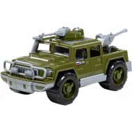 Автомобиль игрушечный «Полесье» Пикап военный Защитник, с 2-мя пулеметами, 63946