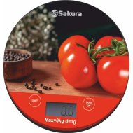 Кухонные весы «Sakura» SA-6076TP, помидоры и перец