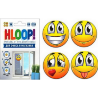 

Липкая приманка от мух"HLOOP"(смайл) 4шт